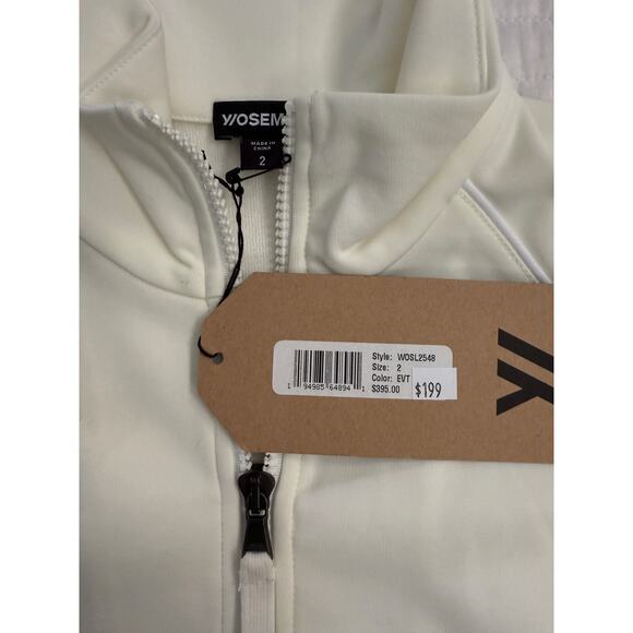 JAMES PERSE (Y/osemite) Women's Track Jacket in Cream NWT - Picture 9 of 11